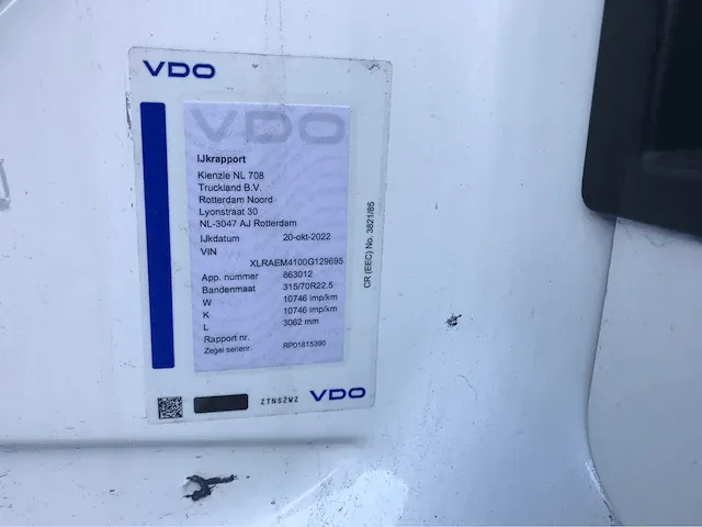 2016 daf cf 330 fa vrachtwagen - afbeelding 26 van  41
