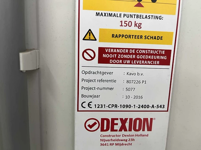 2016 dexion entresolvloer - afbeelding 6 van  31