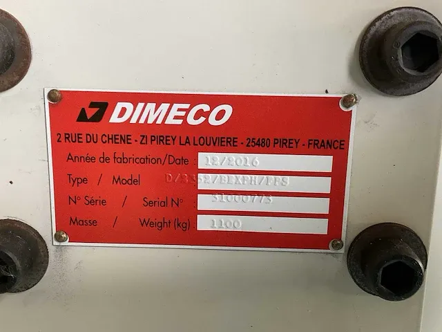 2016 dimeco d2352 bexph/fps dubbele decoiler (c) - afbeelding 8 van  16