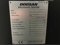 2016 doosan dnm 6700 cnc universeel machinecentrum - afbeelding 14 van  21