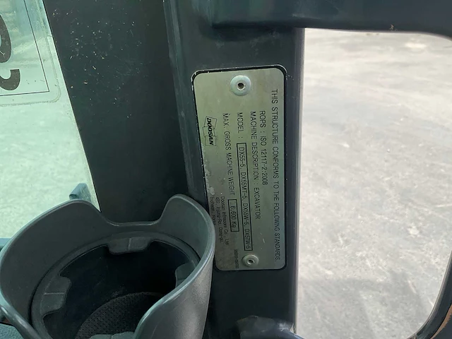 2016 doosan dx57w mobiele kraan - afbeelding 38 van  55
