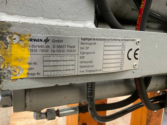 2016 durwen dpk 25 cs vorkenbord - afbeelding 7 van  8