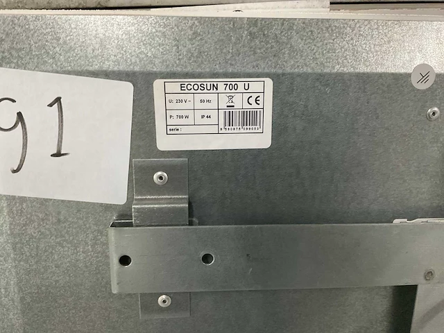 2016 ecosun 700 u infrarood paneel - afbeelding 4 van  8
