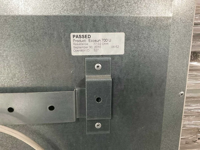 2016 ecosun 700 u infrarood paneel - afbeelding 5 van  8