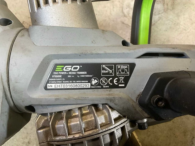 2016 ego ht6500e heggenschaar, accu - afbeelding 3 van  3