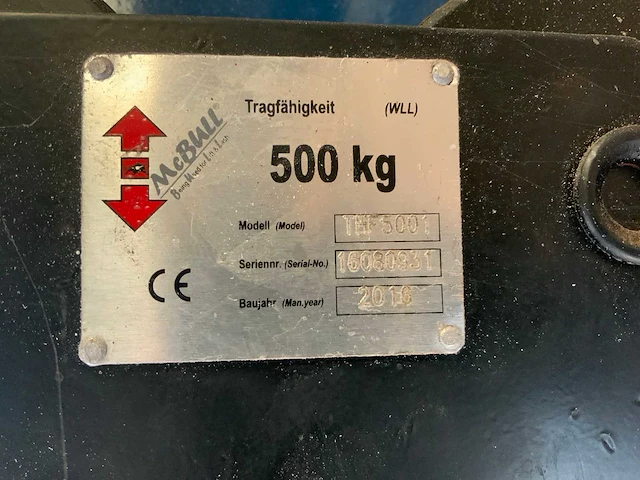 2016 eh technics jt 10102 mobiele takel 500kg. - afbeelding 15 van  16