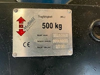 2016 eh technics jt 10102 mobiele takel 500kg. - afbeelding 15 van  16