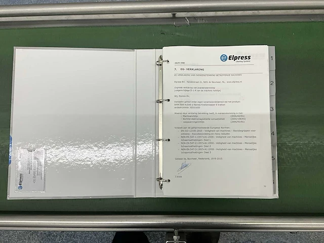 2016 elpress ekw5000 / eab-2 krattenwasmachine - afbeelding 14 van  26