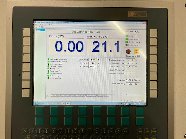 2016 ermaksan fibermak monentum gen-3 sm 4000 fiber lasersnijmachine - afbeelding 17 van  45