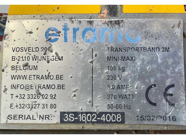 2016 etramo mini maxi transportband - afbeelding 7 van  7