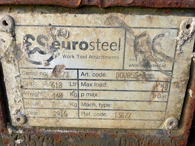 2016 eurosteel dov055-2 graafbak cw30 - afbeelding 6 van  6