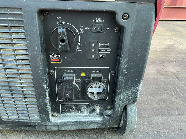 2016 genmac gr3000in stroomgenerator - afbeelding 7 van  10