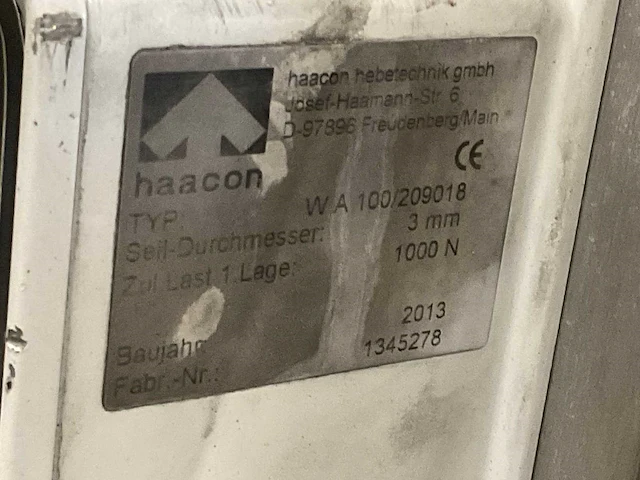 2016 haacon wa 100-209018 platform trap - afbeelding 7 van  8