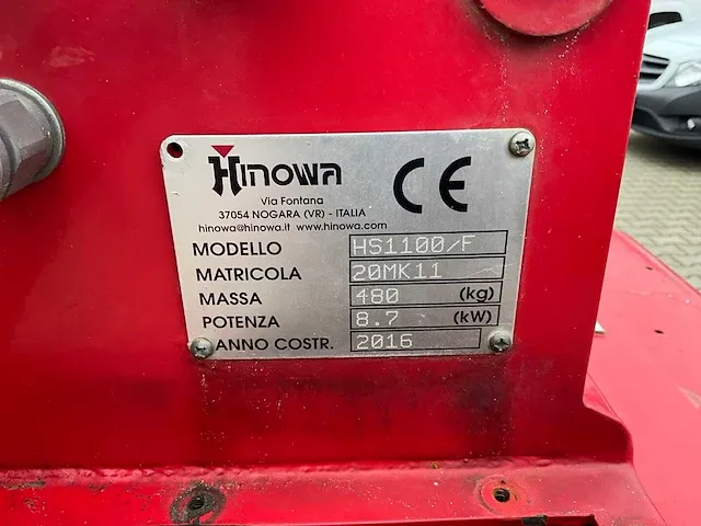 2016 hinowa hs1100/f rupsdumper, zelfladend - afbeelding 2 van  11