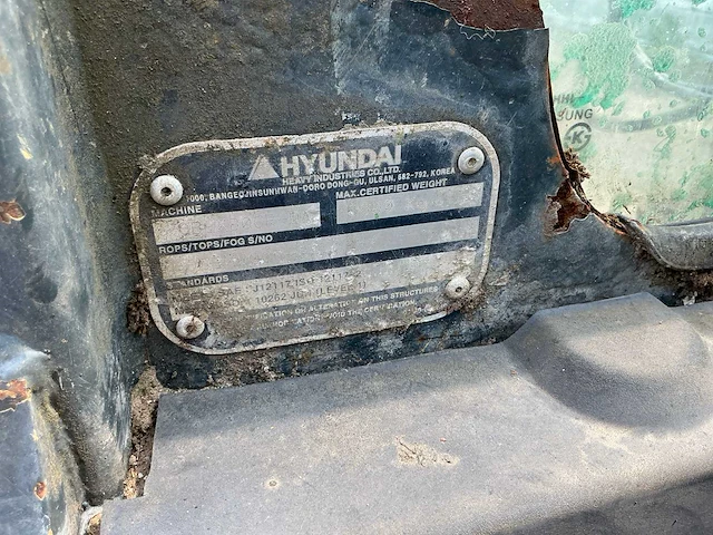 2016 hyundai robex 80cr rupsgraafmachine - afbeelding 9 van  18