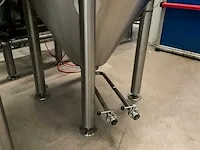 2016 i.f.ind. dubbelwandige 20hl fermentatie druktank (c) - afbeelding 2 van  11