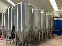 2016 i.f.ind. dubbelwandige 20hl fermentatie druktank (c)