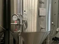 2016 i.f.ind. dubbelwandige 20hl fermentatie druktank (c) - afbeelding 9 van  10
