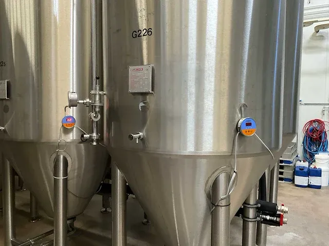 2016 i.f.ind. dubbelwandige 20hl fermentatie druktank (c) - afbeelding 5 van  11