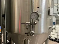 2016 i.f.ind. dubbelwandige 20hl fermentatie druktank (c) - afbeelding 11 van  11