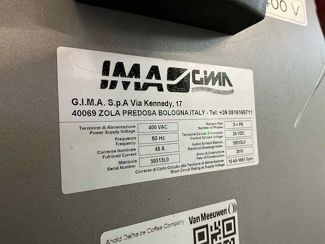 2016 ima/somic koffie capsule vul-seal/verpakkings lijn - combinatiekavel - afbeelding 10 van  55