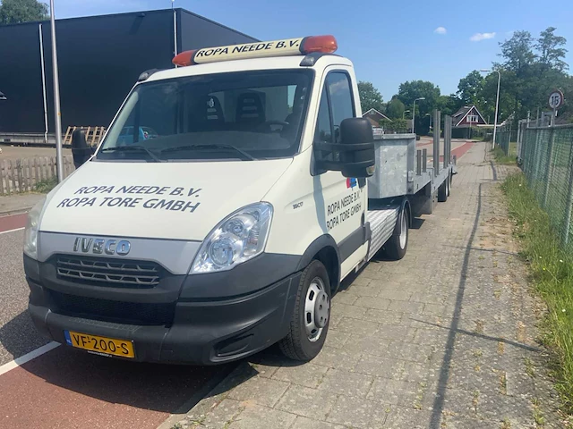 2016 iveco daily 35c17 kleinsmann trailer-11 13 tons be combinatie - afbeelding 1 van  58