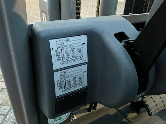 2016 jungheinrich efg 115 vorkheftruck - afbeelding 7 van  30