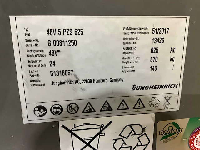 2016 jungheinrich efg 216k vorkheftruck - afbeelding 9 van  17