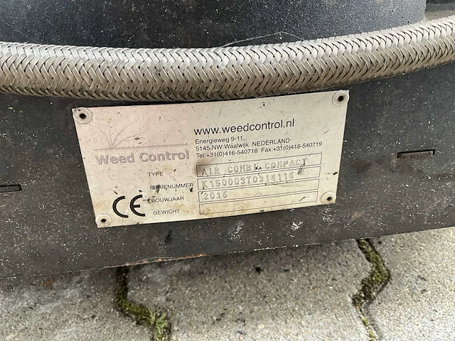 2016 kersten k1500 g-f zelfrijdende werktuigdrager + losse onkruidbrander - afbeelding 14 van  22