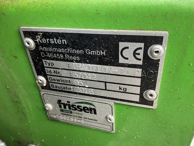 2016 kersten k1500 g-f zelfrijdende werktuigdrager + losse onkruidbrander - afbeelding 15 van  22