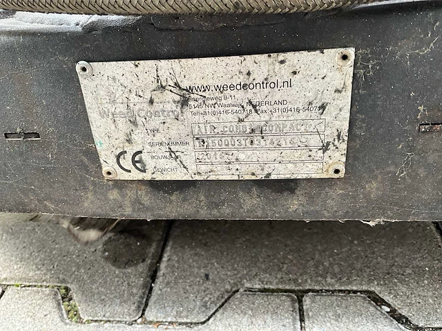 2016 kersten k1500 g-f zelfrijdende werktuigdrager + losse onkruidbrander - afbeelding 12 van  21