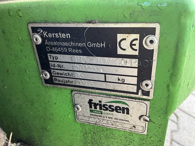 2016 kersten k1500 g-f zelfrijdende werktuigdrager + losse onkruidbrander - afbeelding 13 van  21
