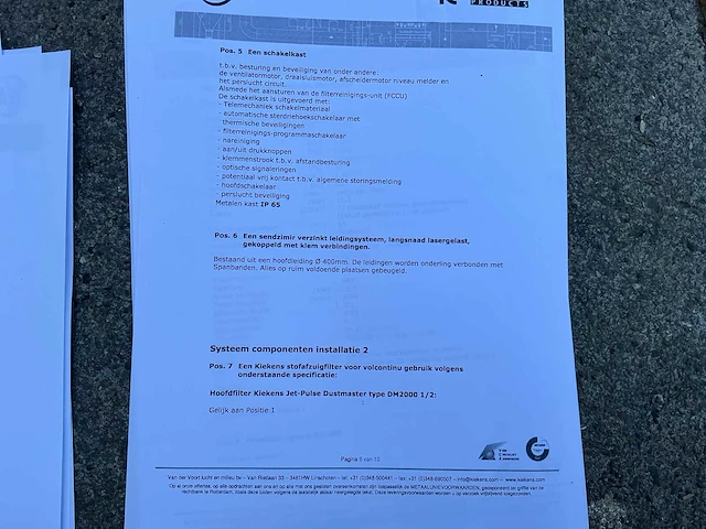 2016 kiekens jet-pulse dustmaster dm2000 1/2 industriële stofafzuiginstallatie - afbeelding 81 van  87