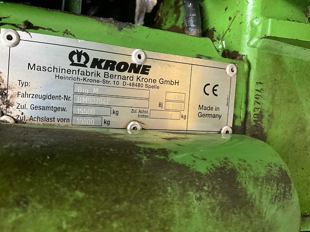 2016 krone big m 420 maaimachine - afbeelding 39 van  45