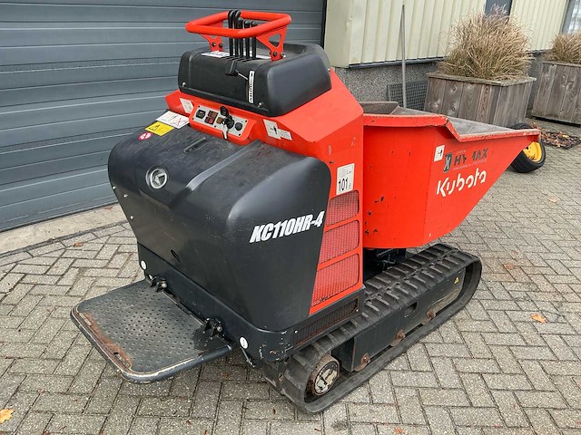 2016 kubota kc110hr-4 dumper - afbeelding 21 van  23