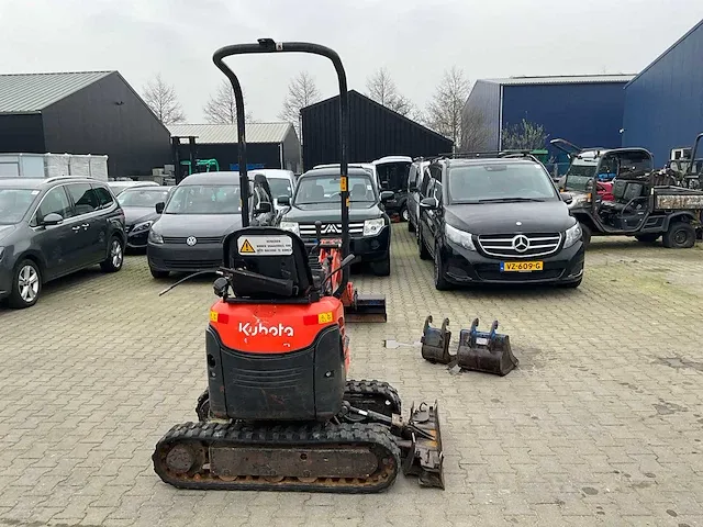 2016 kubota u10-3 minigraafmachine - afbeelding 6 van  29