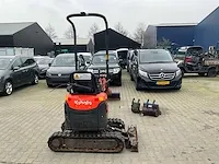 2016 kubota u10-3 minigraafmachine - afbeelding 6 van  29