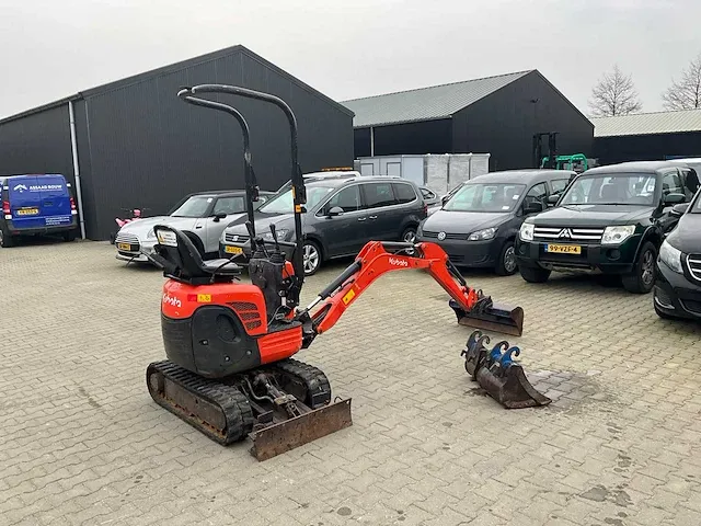 2016 kubota u10-3 minigraafmachine - afbeelding 7 van  29
