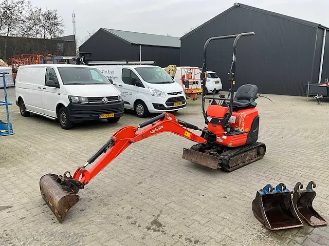 2016 kubota u10-3 minigraafmachine - afbeelding 12 van  29