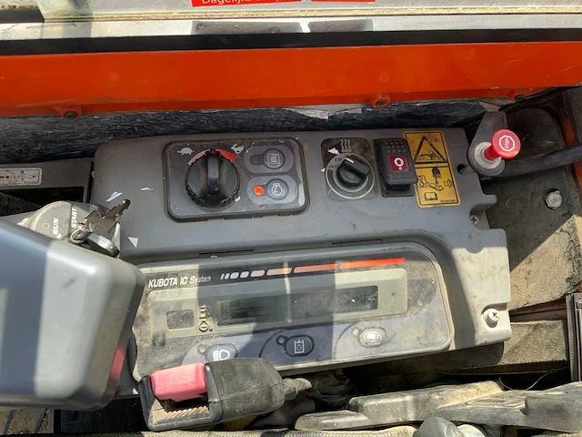 2016 kubota u35-3a3 mini graafmachine - afbeelding 7 van  24