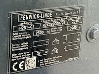 2016 linde h25t-02 vorkheftruck - afbeelding 9 van  17