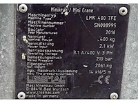 2016 lissmac lmk400 tfe lijmkraan - afbeelding 2 van  10