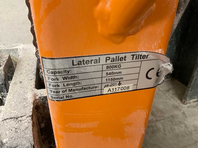 2016 lpt hand hydraulische palletwagen - afbeelding 4 van  5