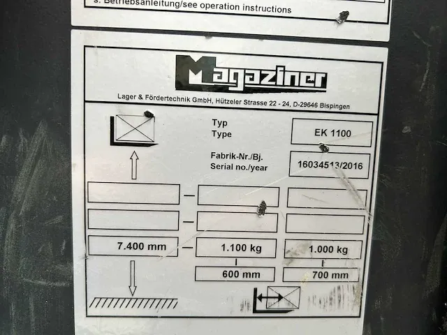 2016 magaziner ek1100 smallegangentruck - afbeelding 25 van  34