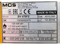 2016 mcs master air-bus bv 470 fs industriële heater / event heater / hetelucht turbine - afbeelding 4 van  12