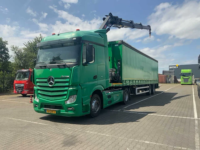 2016 mercedes-benz 963-4-a actros opleggertrekker met oplegger - afbeelding 1 van  64