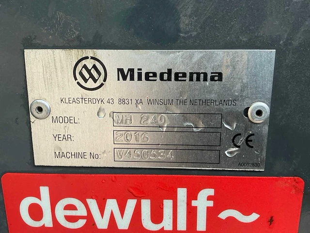 2016 miedema mh240 aardappel sorteermachine - afbeelding 31 van  39
