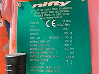 2016 niftylift nifty 120 tac hoogwerker aanhangwagen - afbeelding 34 van  35