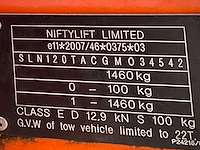 2016 niftylift nifty 120 tac hoogwerker aanhangwagen - afbeelding 35 van  35