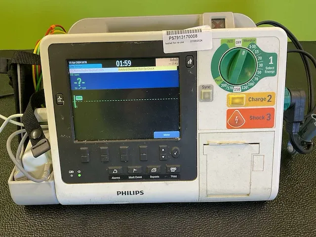 2016 philips heartstart xl+ defibrillator - afbeelding 1 van  7